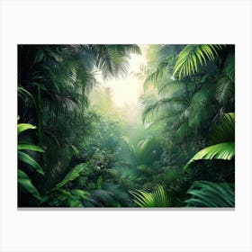 Tropical Forest Canvas Print