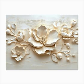 Beautiful 3d Flower 3 Canvas Print