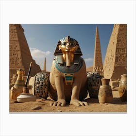 Egyptian Sphinx 1 Canvas Print