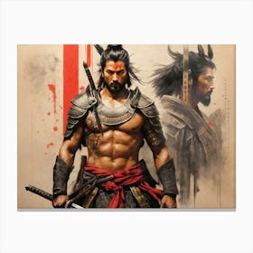 Samurai Warrior 1 Canvas Print