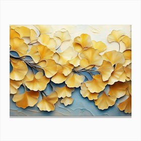 Ginkgo Abstract 1 Canvas Print