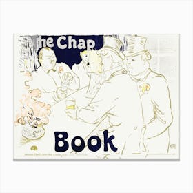 The Chap Book, Henri de Toulouse-Lautrec Canvas Print