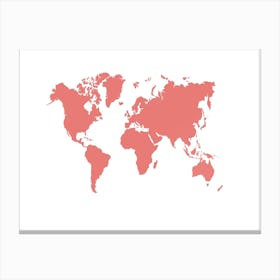 World Map 11 Canvas Print