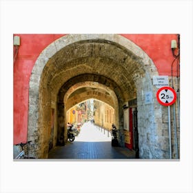 Archway in Old Ibiza (Spain Series) Canvas Print