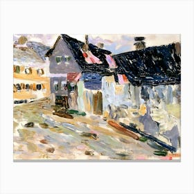 Wassily Kandinsky House On The Street Canvas Print