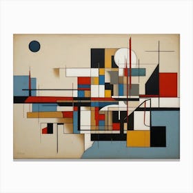Bauhaus style Painting 2 Canvas Print