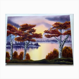 Autumn dawn Canvas Print