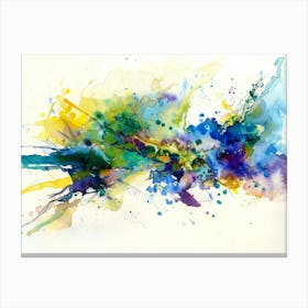 Abstract Watercolor Painting 74 Canvas Print