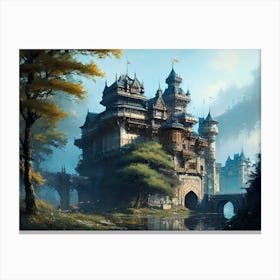 Fantasy Castle 1 Canvas Print