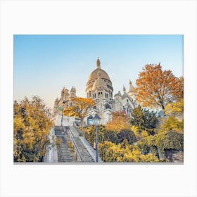 Beauty In Montmartre Canvas Print