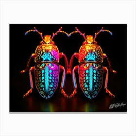 Scarab Beetles - Egyptian Scarab Canvas Print