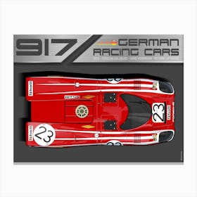 Porsche 917 Salzburg No. 23 1 Canvas Print