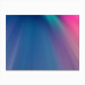 Aurora Synthwave #2 Canvas Print