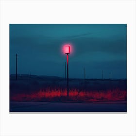 Red Light 3 Canvas Print