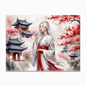 Chinese Girl Canvas Print