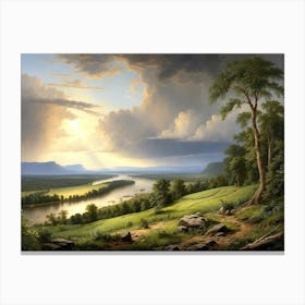 The Oxbow Canvas Print