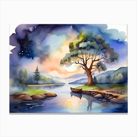 Landscape Painting Canvas Print