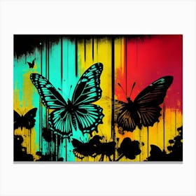 Colorful Butterflies 102 Canvas Print