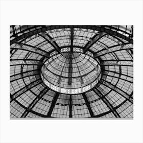 Galleria Glass Dome 4 - Milan Italy Canvas Print
