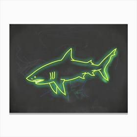 Neon Port Jackson Shark 5 Canvas Print