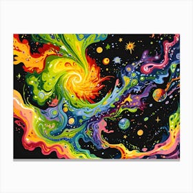 Galaxy Painting 5 Canvas Print