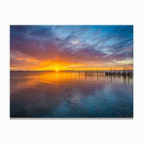 Sunrise Over The Bay Canvas Print