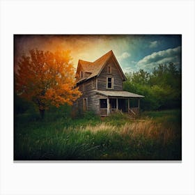 Old House In The Woods Canvas Print