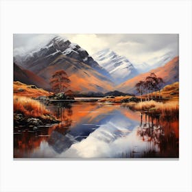Mountain Reflected 14 Canvas Print