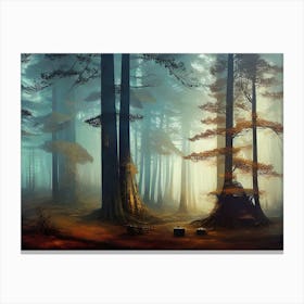 Twilight Forest 6 Canvas Print