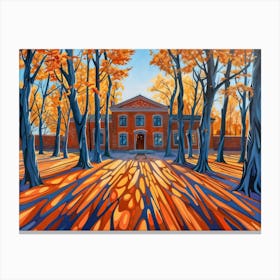 Autumn House Canvas Print