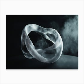 Smoke Ring Helix Canvas Print