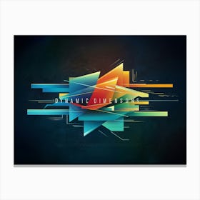 Modern abstraction Canvas Print