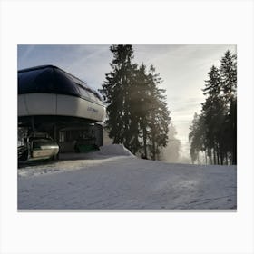 Ski Lift Canvas Print