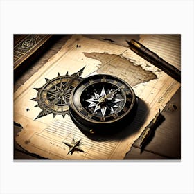 Compass 2 Canvas Print