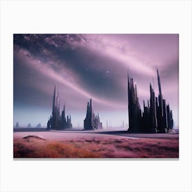 Space City Canvas Print