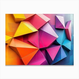 Geometric Wall Art 1 Canvas Print