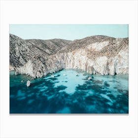 Coastal Grandeur, Milos 1 Canvas Print