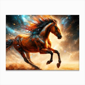 Creative Horse Beauty Illustration Nr 36 Canvas Print