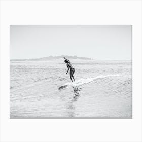 dancing on surf Canvas Print