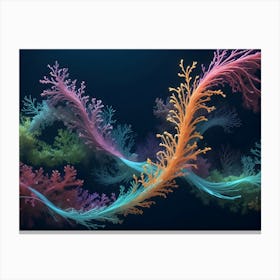 Coral Strands Canvas Print