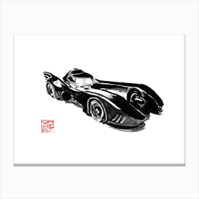 Batmobile Canvas Print