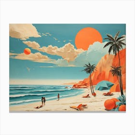 'The Beach' Canvas Print