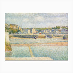 The Outer Harbor, Georges Seurat Canvas Print
