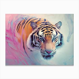 Tiger Animal Abstract 8 Canvas Print