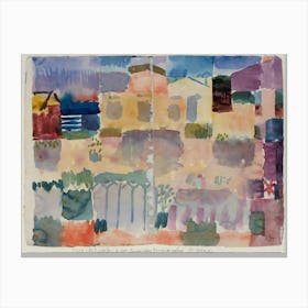 Paul Klee Garden In St, Home Decor Canvas Print