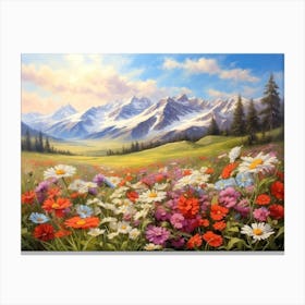 Peak Of Wildflower Season Canvas Print