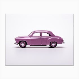 Toy Car Purple Car Canvas Print