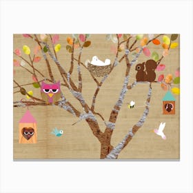 Nursery Tree Canvas Print