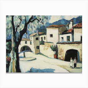 Village In Spain Canvas Print