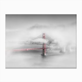 Foggy Golden Gate Bridge Canvas Print